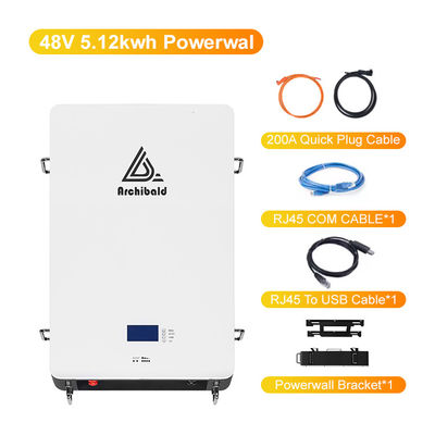 Hybrid Grid Powerwall Lifepo4 Home Battery 48V 200ah 10Kwh 51.2v 300ah Lithium Ion Batteries With WIFI