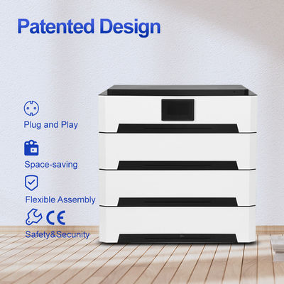 Metal Case Lithium Ion 51.2V Home Commercial Solar Energy Battery Storage System 10kwh