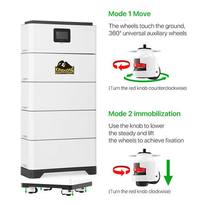 Hybrid Grid Connection Widely Matched Inverter LFP Modular Stacked High Voltage Battery Home Energy Storage System 15-40