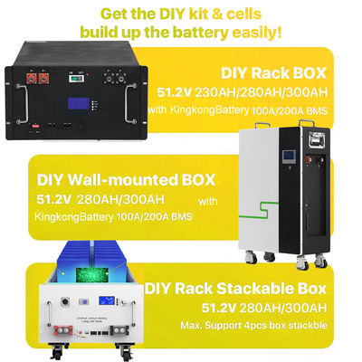 Eu Stock Lifepo4 3.2V 200Ah 320Ah Solar Akku Battery 280Ah Prismatic Lithium Ion Cells