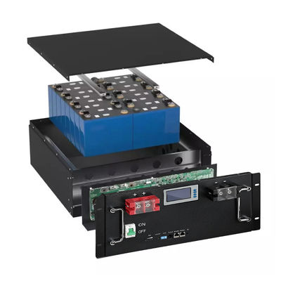 IP55 OEM 48V 100AH LiFePO4 Battery Pack For Energy Storage 10-20 KWh Output Power Range