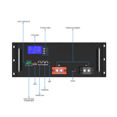 Affordable 10kwh 15kwh 30kwh 40kwh 50kwh Stackable Rack Mounted Energy Storage Battery