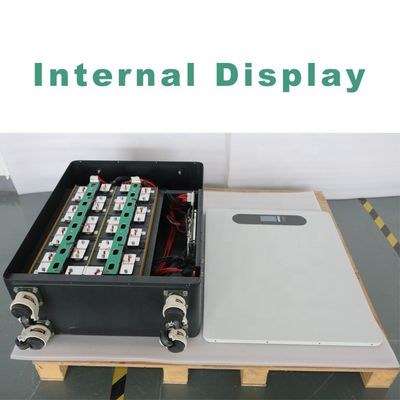 280Ah Vertical Battery DIY Battery Box with Wheels and White Metal Stand Up Case