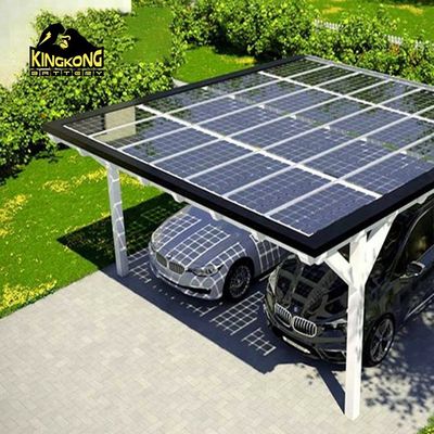 Modern Design PV Solar Carport Mounting System Natural And Standard Material Options