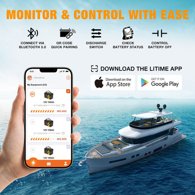 Electric Boat Lifepo4 Battery Pack 12V 24V