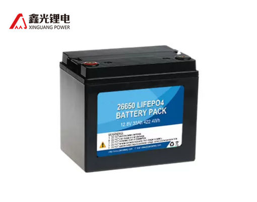12V 33Ah 26650 Rechargeable Lithium Iron Phosphate Battery Pack