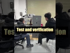 Testers are testing flexible stacking and monitoring operational data through mobile phones