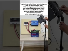 After installing Solar Power Backup for House, our home can run all appliances for free