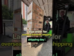 The solar cell energy storage system shipped from Guangzhou to our agent