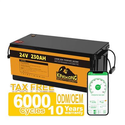 OEM 24V 100AH 200AH 230AH 12V Li Ion Battery Pack For Solar System RV Electric Motorcycle Boat