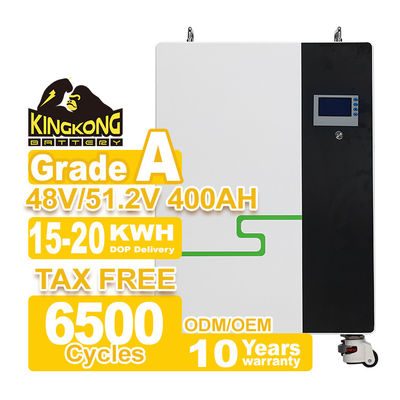 20kw 10kw 5kwh Lifepo4 Solar Energy Storage Cabinet With Inverter And BMS Lifepo4 Battery