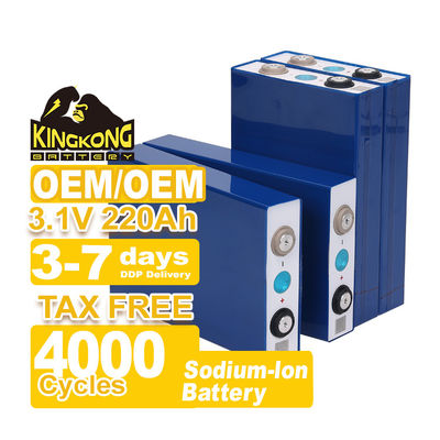 Na Sodium Ion Battery Cell 3.1v 220ah For Electric Bike -10C Operating Temperature