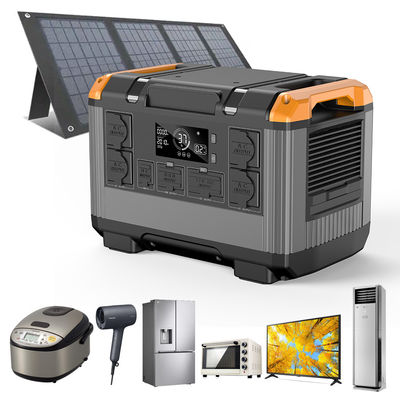 Emergency Outdoor 2400w Power Station with LiFePO4 Battery Type and Fast Charging Time