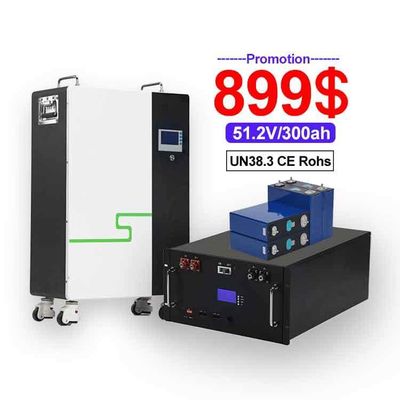 Wall Mounted 48V 51.2V 280ah 300ah 304ah 320ah Hybrid Solar Battery Energy Storage System