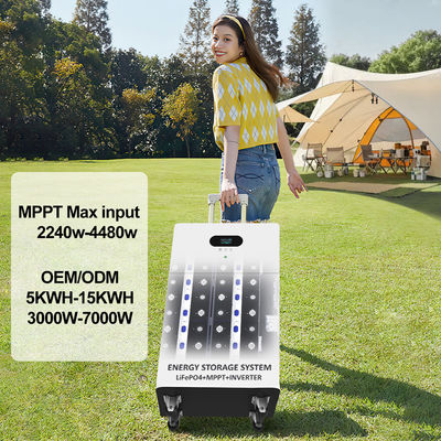 Power station bank All In One Inverter Hybrid Off Grid AC 5kw 10kw 15kw 20kw Solar Lithium LiFePO4 Energy Storage Battery System