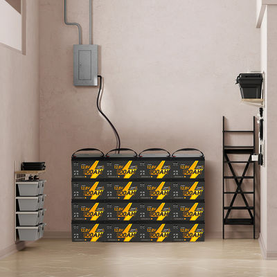 12V 12.8V 24V 48V Volt 100Ah 120Ah 200Ah 300Ah 400Ah Rechargeable Lifepo4 Deep Cycle Li Lithium Ion Battery Pack Sealed